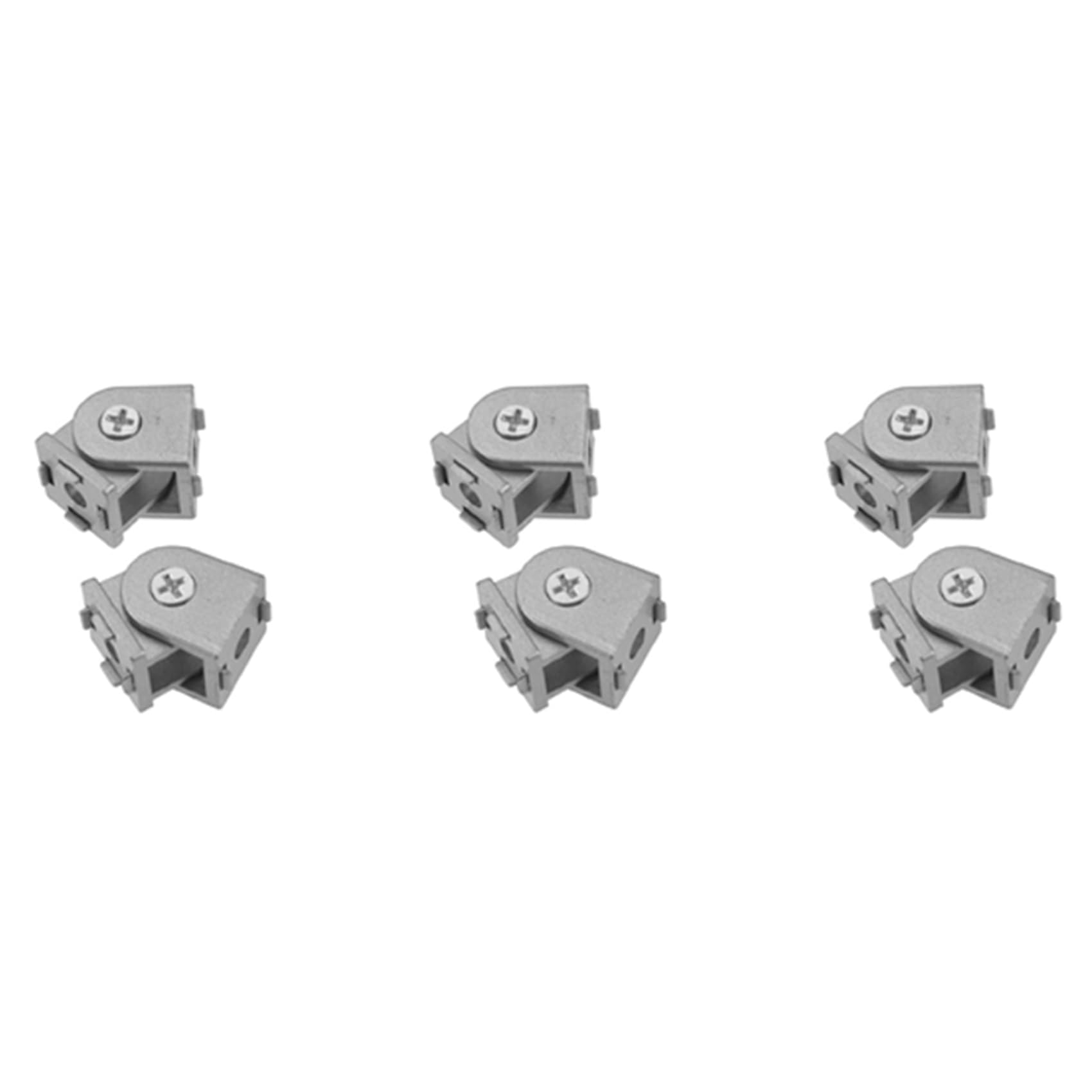 6 Pcs Aluminum Alloy Pivot Joint for Aluminum Extrusion Profile 2020 Series Flexible Pivot Joint 2020 Aluminum Profile