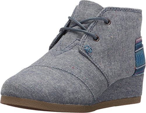 TOMS Kids Girls Desert Casual Boots - Blue - Size 6 M