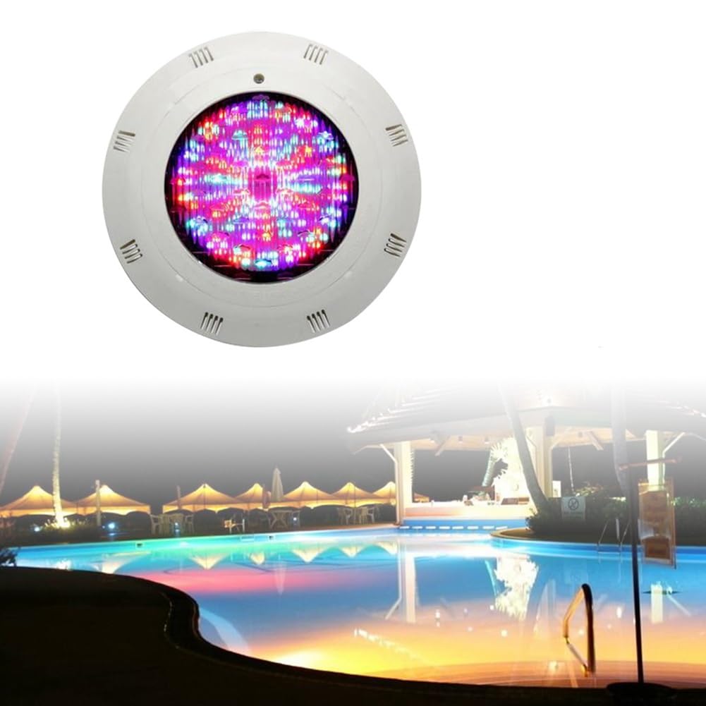 Poollicht 12V 18W LED Unterwasserleuchten mit RGB Farbwechsel IP68 mit (18W)