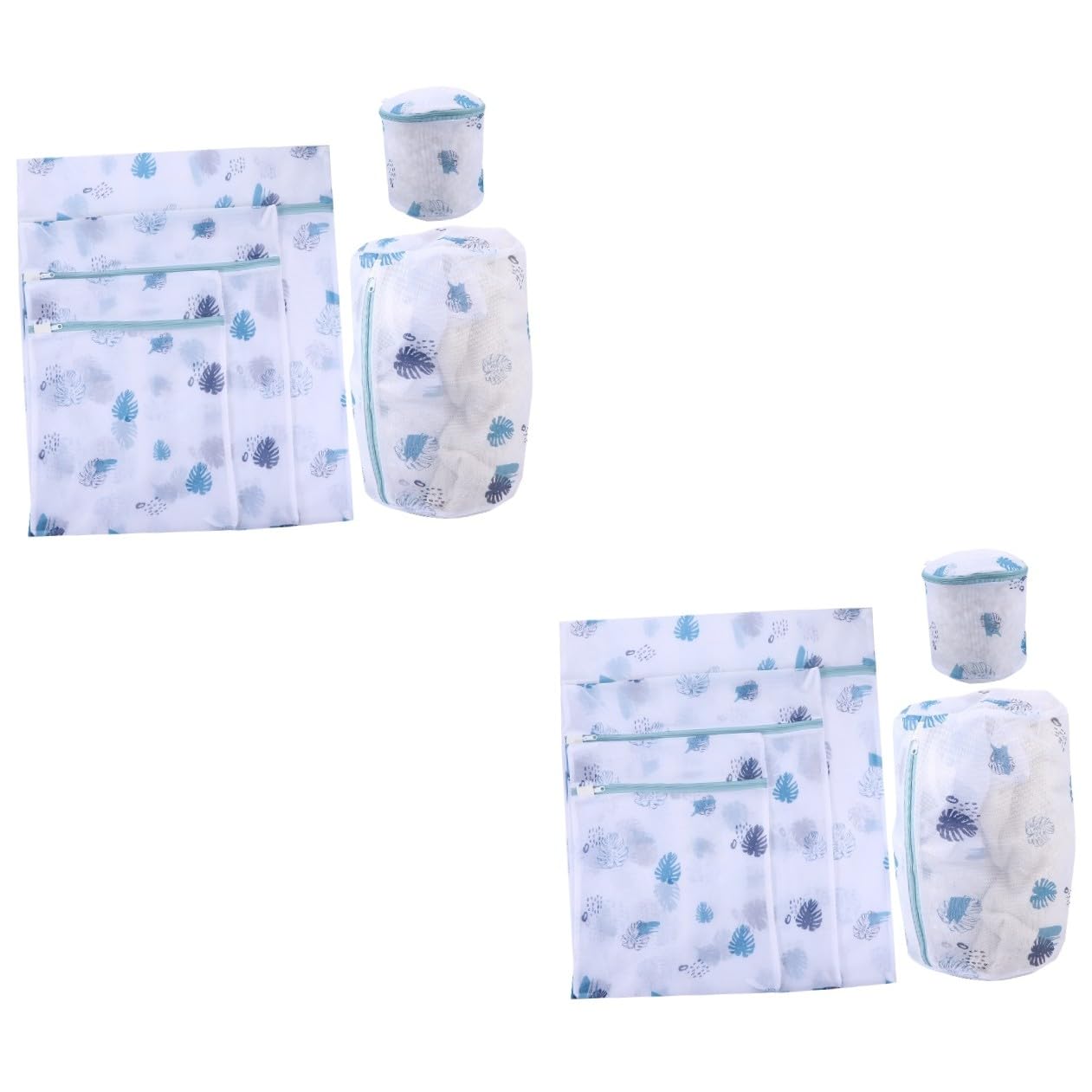 Mobestech 2 Sets Hochleistungs-wäschesack Bh-tasche Für Waschmaschine Netz-bh-taschen Für Waschmaschine Wäschekorb Reißverschluss Waschbeutel 5 Stück X 2