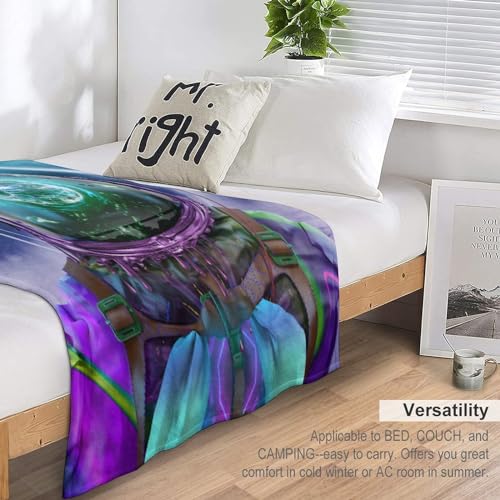 Couverture astronaute chaude et plaid lavable en machine lit