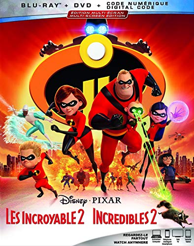 Incredibles 2 [Blu-ray + DVD + Digital HD] B07DKSXFVW Book Cover