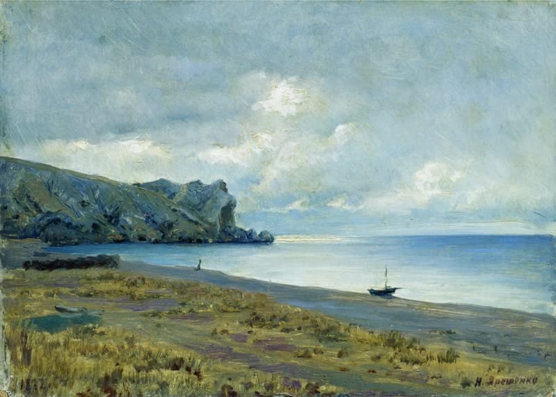 Toile Baie de Sudak en Crimée Yaroshenko pour décoration salon et bureau
