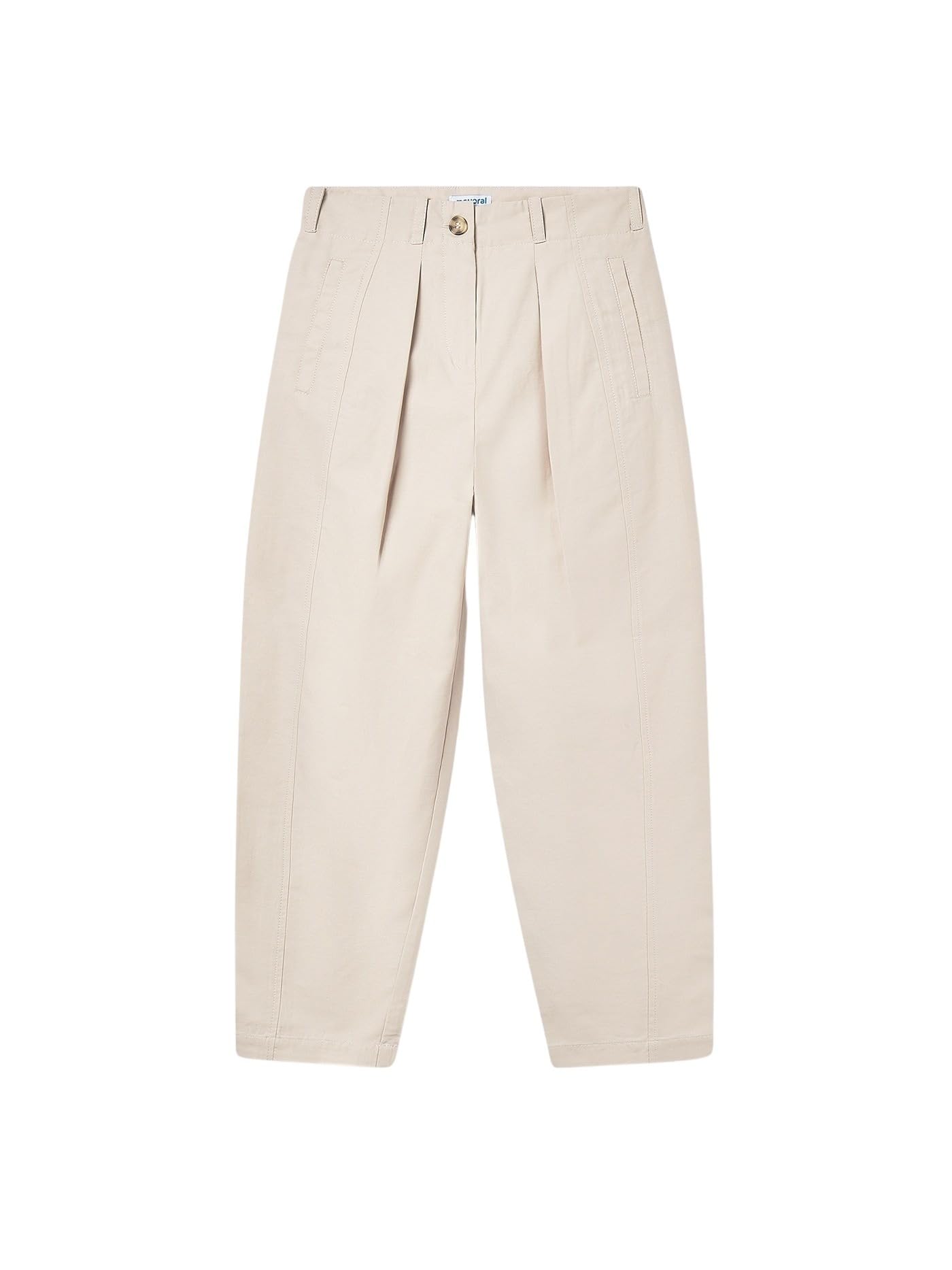 Pantalón largo de gabardina Mayoral arena: ropa cómoda para el colegio y paseos 5
