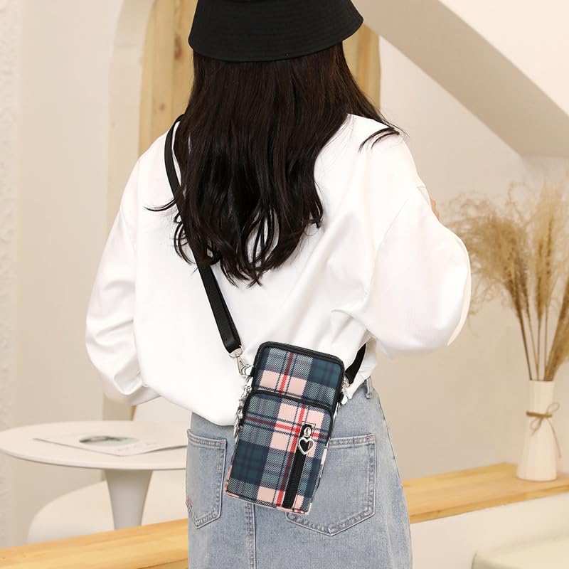 Image of JANKS Small Crossbody Bag for Women - Mini Phone Purses with Crossbody Strap and Wallet - Nylon Arm Bag
