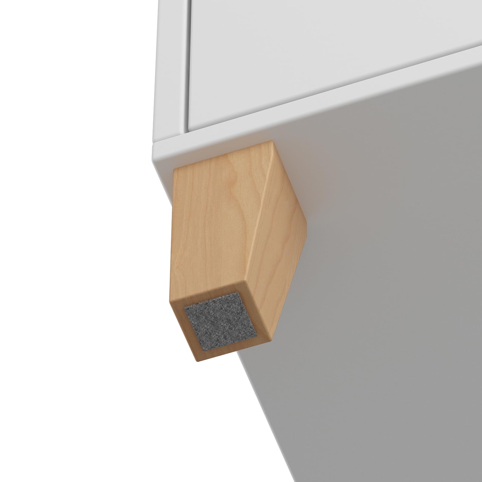 Cómoda cambiador con cambiador, mesa cambiador, cómoda con 5 cajones, con protección antivuelco, cambiador, cambiador con 5 cajones, estante cambiador con muchos cajones, MDF, blanco, 116 cm x 46 cm x