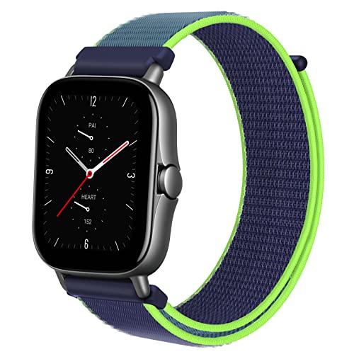 Th-some Correa para Amazfit GTS 1/2/3 - Correa para Amazfit GTS 2 Mini/GTS 2e - 20mm Nylon Pulsera Compatible con Amazfit Bip/Bip Lite/Bip U/Bip S/Bip S Lite/Amazfit GTR/GTR 2… Cover