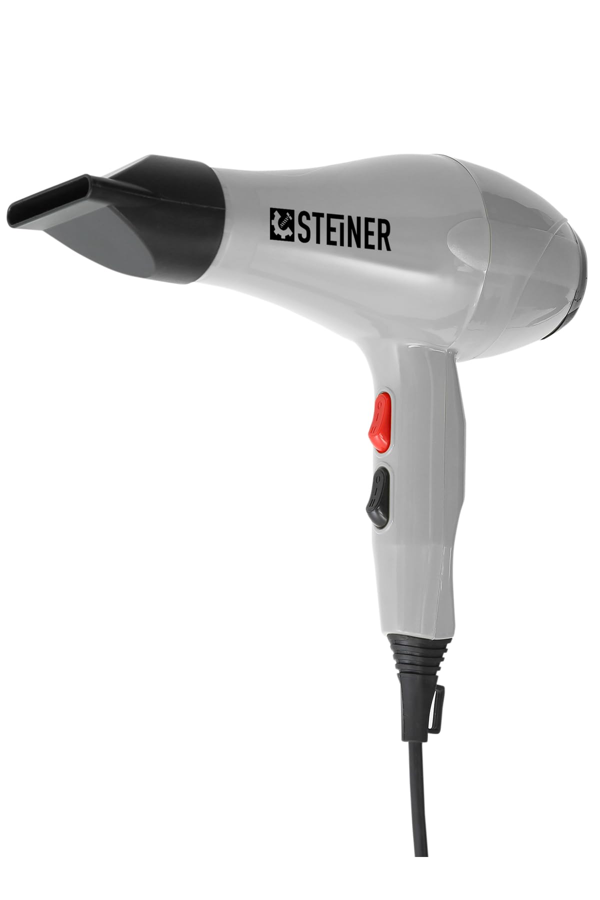 Steiner 3800 Watt Profesyonel Saç Kurutma Makinesi Fön Makinesi Ac Motor Gri+ 2 Adet Başlık