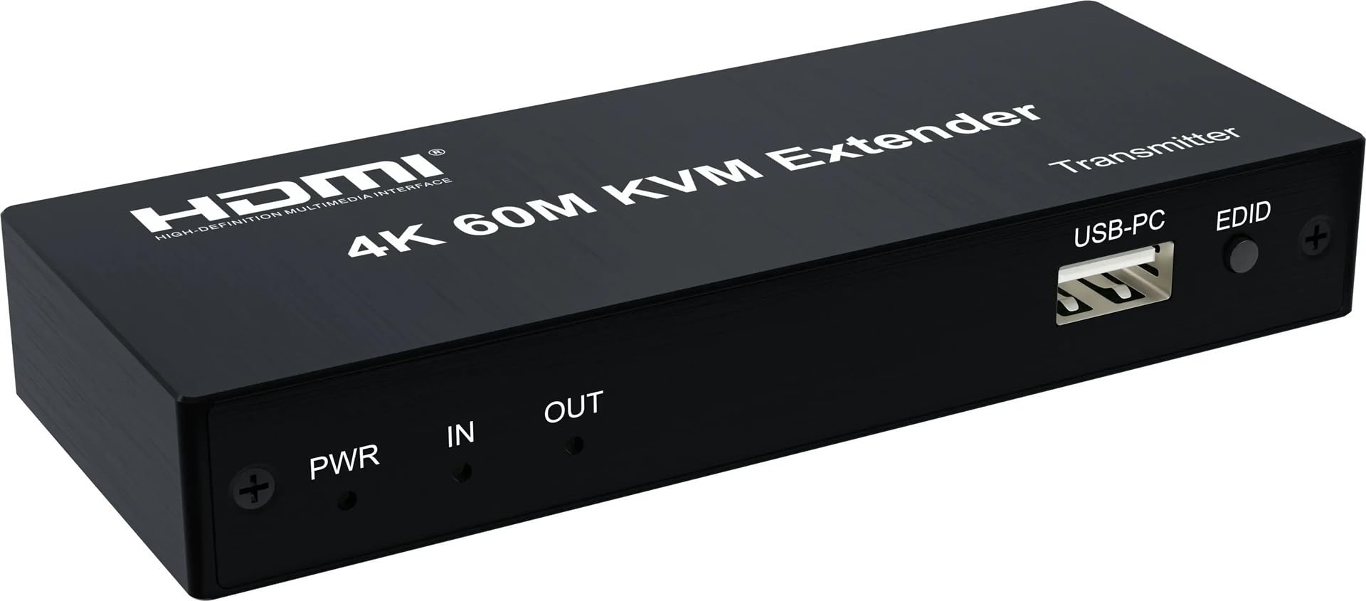 Extender KVM HDMI 4K 30Hz su cavo Rj45 Cat5e/6 fino a 60M/120M Extender HDMI USB con Loop-out per PC NVR Mouse Tastiera (60M KVM)