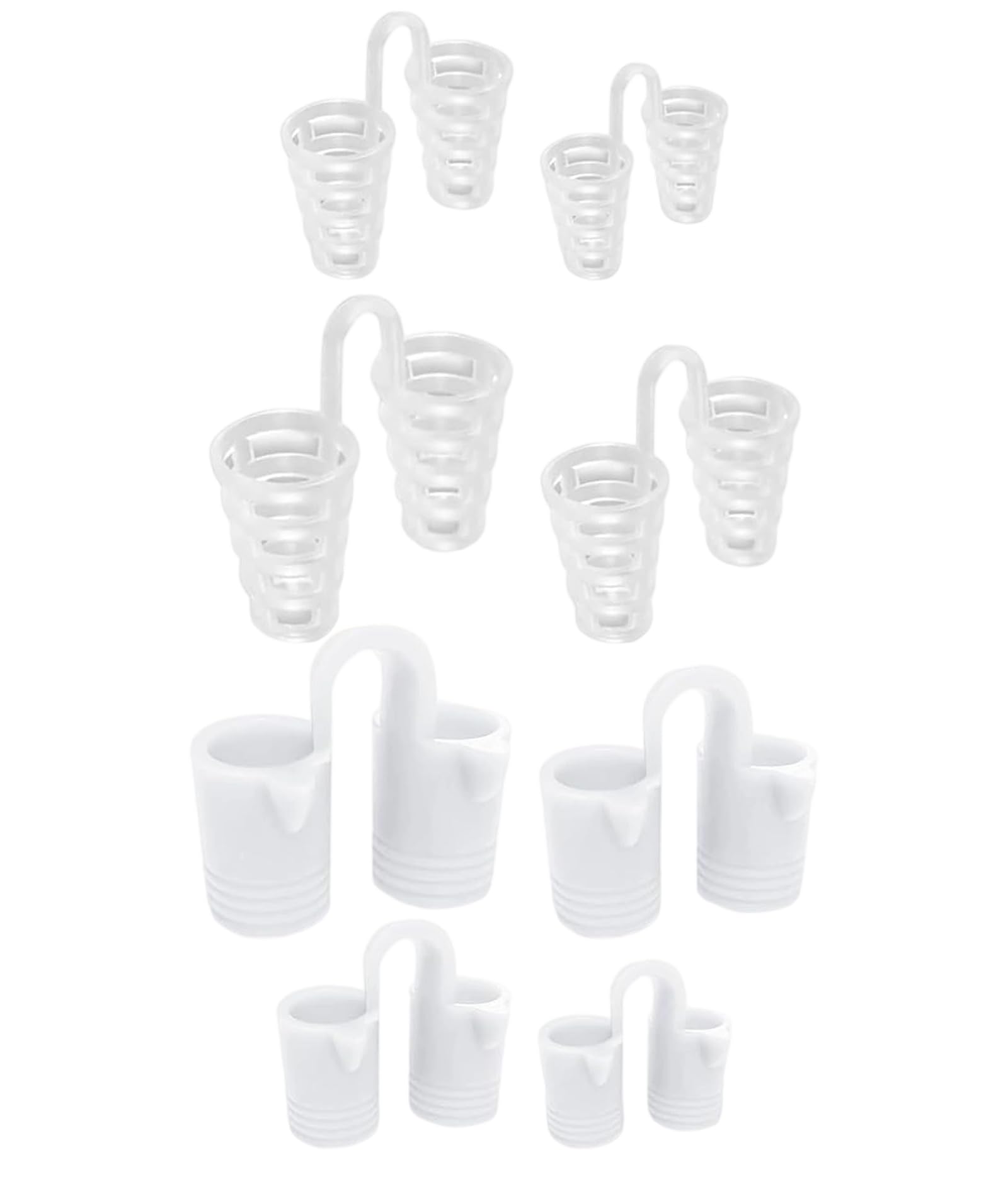 8 Pcs Anti Snoring Device - Silicon Nose Clip Snoring Stopper Anti Snore Reusable Device for a Peaceful Night's Sleep, Snore Free Nose Clip for Men & Women-image-24