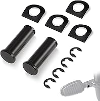 Vista 9 de FOVPLUE Kit de pasadores de montaje de estriberas, pasador de horquilla+arandela de resorte+anillo de retención para modelos Harley con estriberas