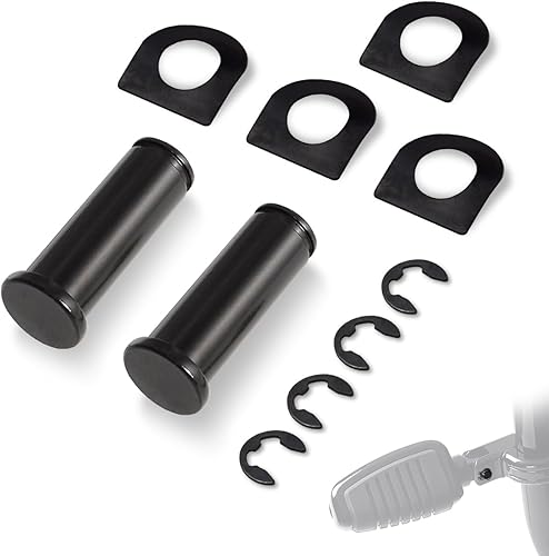 FOVPLUE Kit de pasadores de montaje de estribera, pasador de horquilla+arandela de resorte+anillo de retención para modelos Harley con estriberas de