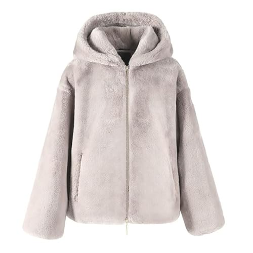 [タトラス] YUMOLA ユモラ エコファー フード付きジャケット レディース【01-L.GRAY】のサムネイル