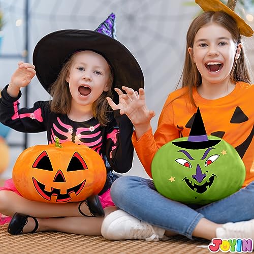 Image of Klever Kits Halloween Pumpkin Decorating Kit, Halloween Painting Kits Party Favors for Kids, Arts and Craft Party Supplies, DIY Coloring Pumpkin Decorations, School Activities Games
