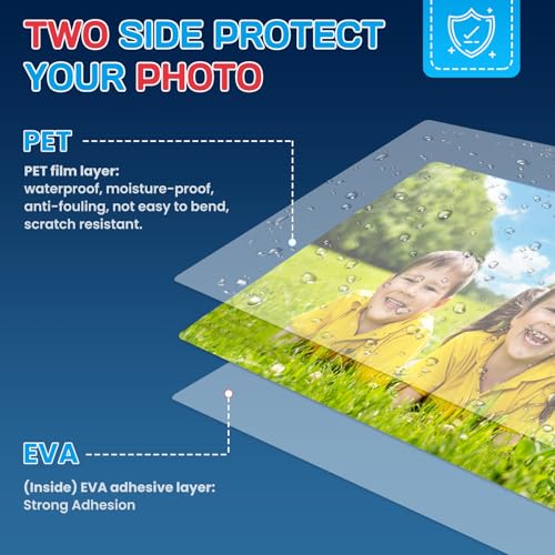 image for CAREGY 200 Pack Laminating Sheets, Hold 11 x 17 Inch Sheet, 3 Mil Clea