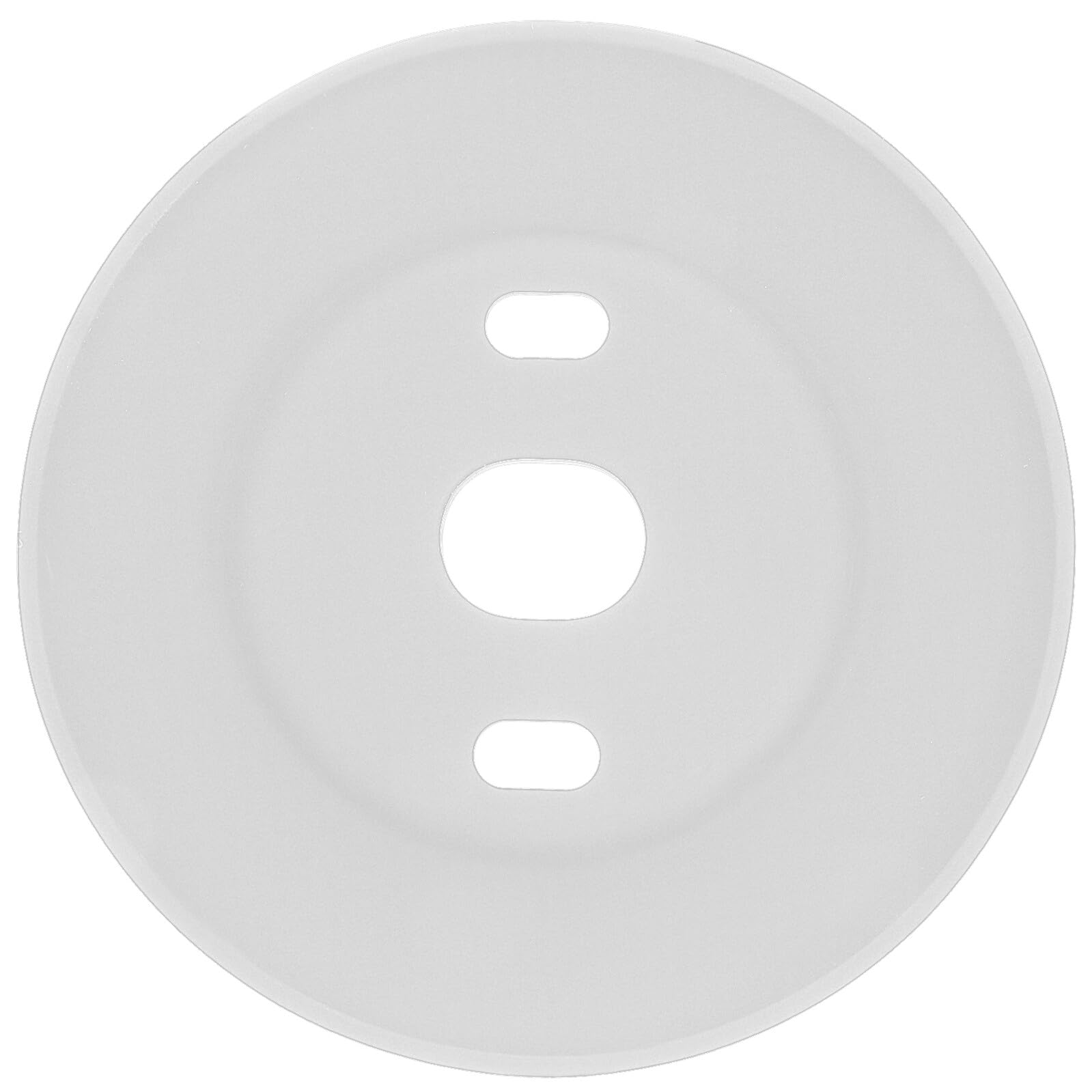 Thermostat Wall Plate Cover for Nest Thermostat White round Trim Kit Accessory Suitable for Wall Mount Installation