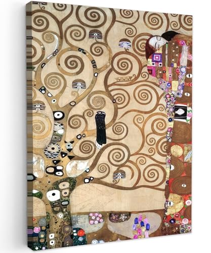 MuchoWow© Quadro Su Tela 50x70 cm Grandi Dimensioni Quadri Moderni Soggiorno Stampa Di Foto Decorazione Camera Letto Da Parete Con CorniceAlbero della vita - Gustav Klimt - Arte - Artista