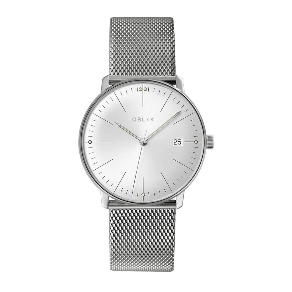 OBLIK Privago Dome | Slim Mens Watch | Japanese Quartz Movement | Case Size: 38mm | Designed in Germany (B0C2864262) Amazon Price History, Amazon Price Tracker