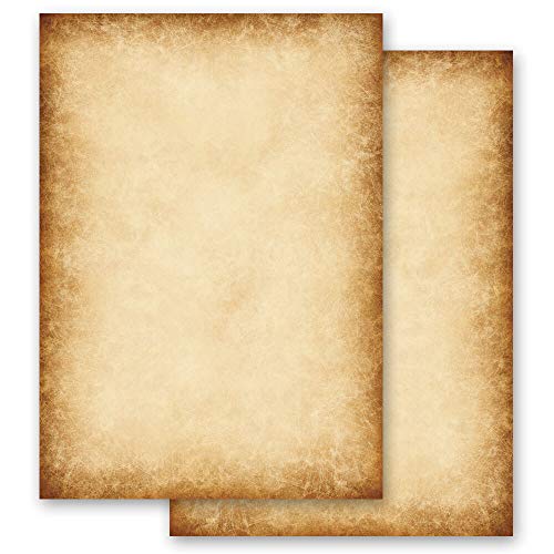 Papier à motif Antique & Histoire RUSTIQUE 50 feuilles DIN A4 - Paper-Media Cover