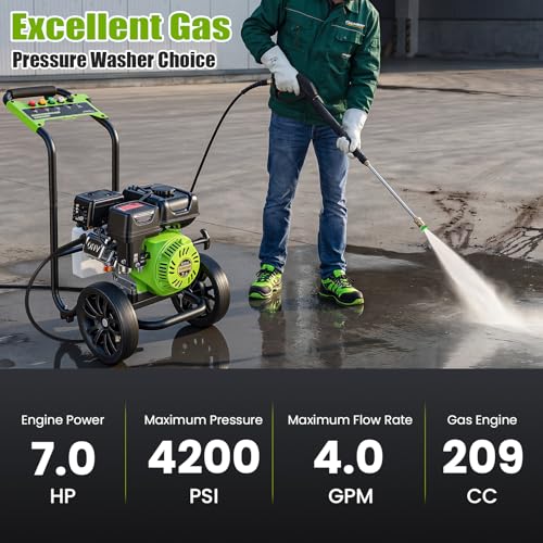 3200 PSI Pressure Washer Gas Powered