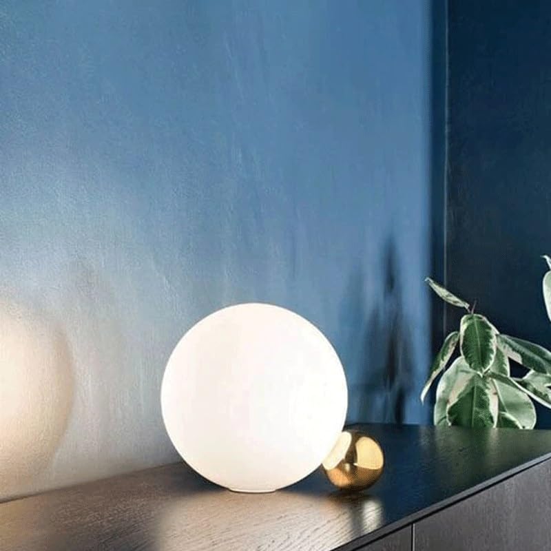 Lampka biurkowa Lampka nocna do sypialni, prosta dekoracja domu, okrągły stół salonu Lampka nocna