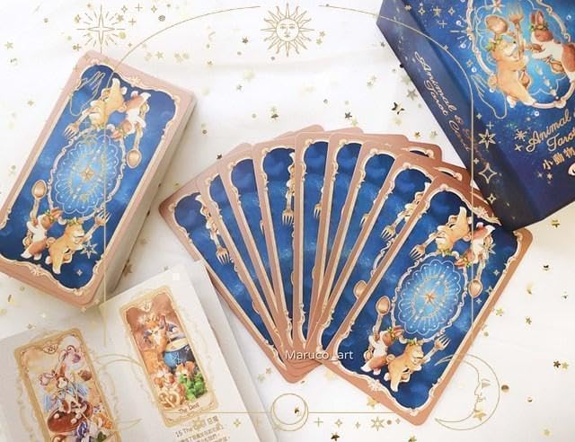 正規品タロットカード激かわイラスト日本未発売レア小動物と美食の