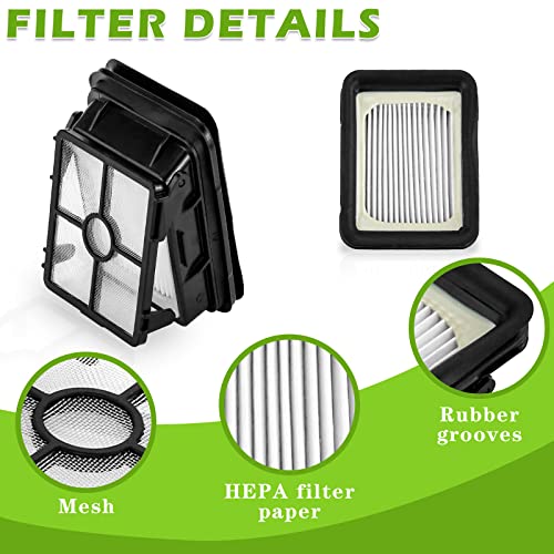 2554 2554A 2590 2593 2596 Replacement Parts for Bissell CrossWave Max and HydroSteam 35151 3515 35152 3513 3518, 3 Pack Pet Brush Rolls 2788 and 3 Pack Filters 1866, 1618641 1608684 LUXRILIX