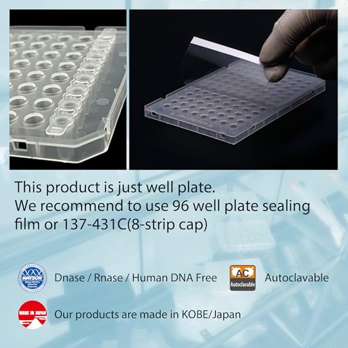Plaque PCR 96 puits WATSON-BIO-LAB 0,2 ml demi-jupe autoclavable - 5