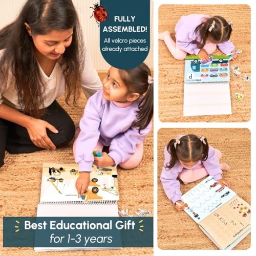 Image of Curious Cub Montessori Busy Book On Modes Of Transport |Toddler Busy Binder for 2-5 Yrs | Activity Binder, Quiet Book |Educational Toys For 2 Year Old