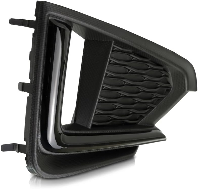 For Subaru Impreza 2017 2018 2019 Fog Light Cover Passenger Side | Made of Plastic | Textured Black With Gloss Black | For Use With Daytime Running Lights | For SU1039129 | 191275897706, 57731FL28A