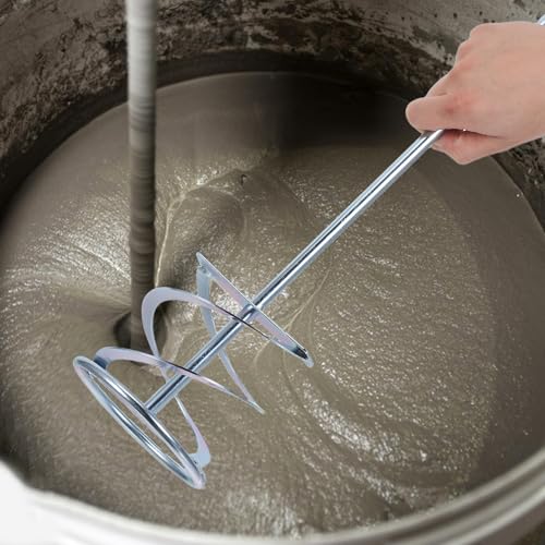 Mélangeur pour perceuse double spirale 52 cm accessoire pour malaxer le béton - 7