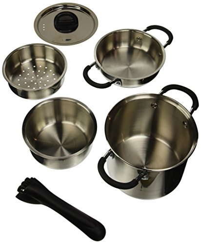 Set marmitte Academy INOX 6+1 Brunner Ø 16cm pour camping