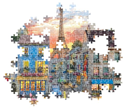 Clementoni Puzzle 1000 pièces Rues de Paris - vue 6