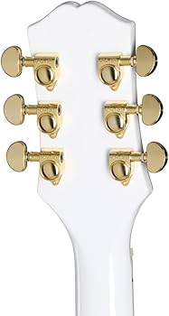 Amazon | Epiphone/Inspired by Gibson Les Paul Custom Alpine White