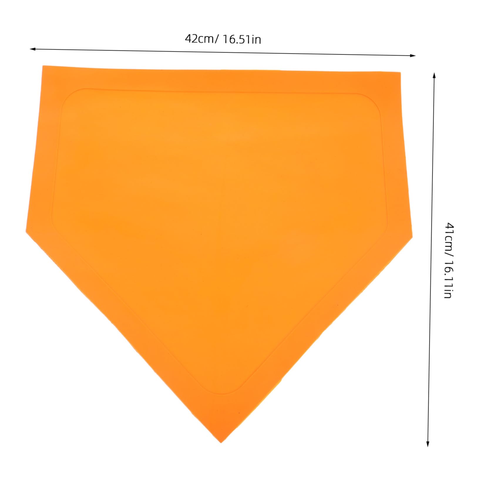 VICASKY Baseball Blue Red Plates Baseball Centerpieces Triangle Plate Youth Softball Portable