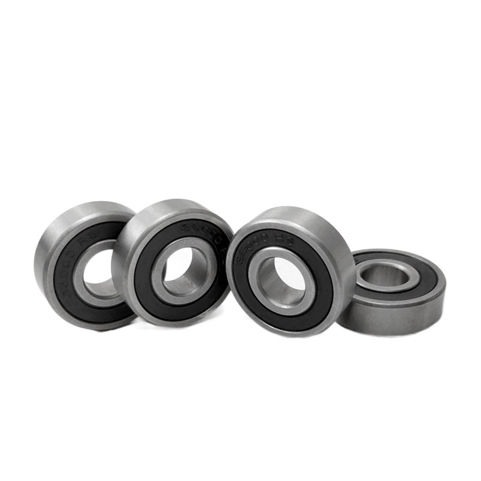 HYUJNAFZR Bimetal Seal Shield Micro deep Groove Bearing 1pcs 6200-2RS 10x30x9mm Stainless Steel Hybrid Bearings(6202 15x35x11mm)