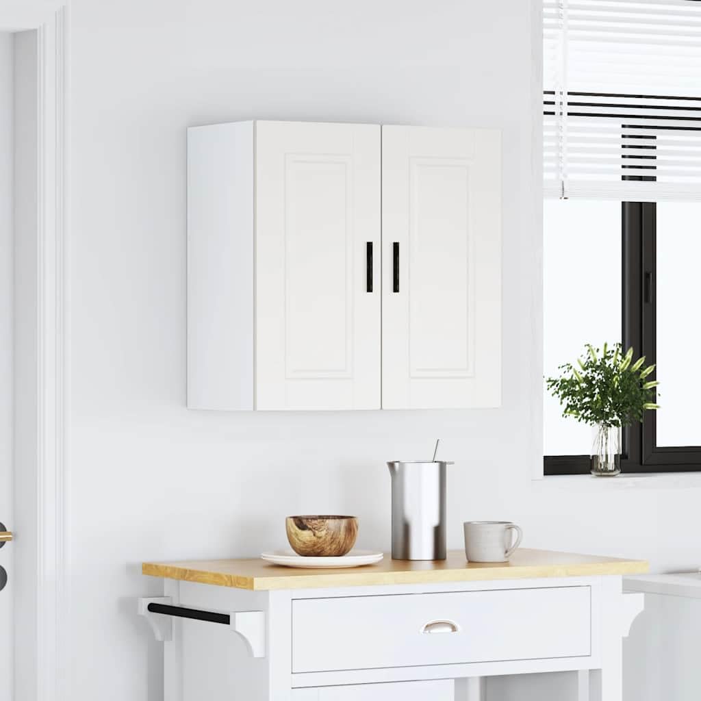 vidaXL Armario de Pared para Cocina Porto Madera de ingeniería Blanca