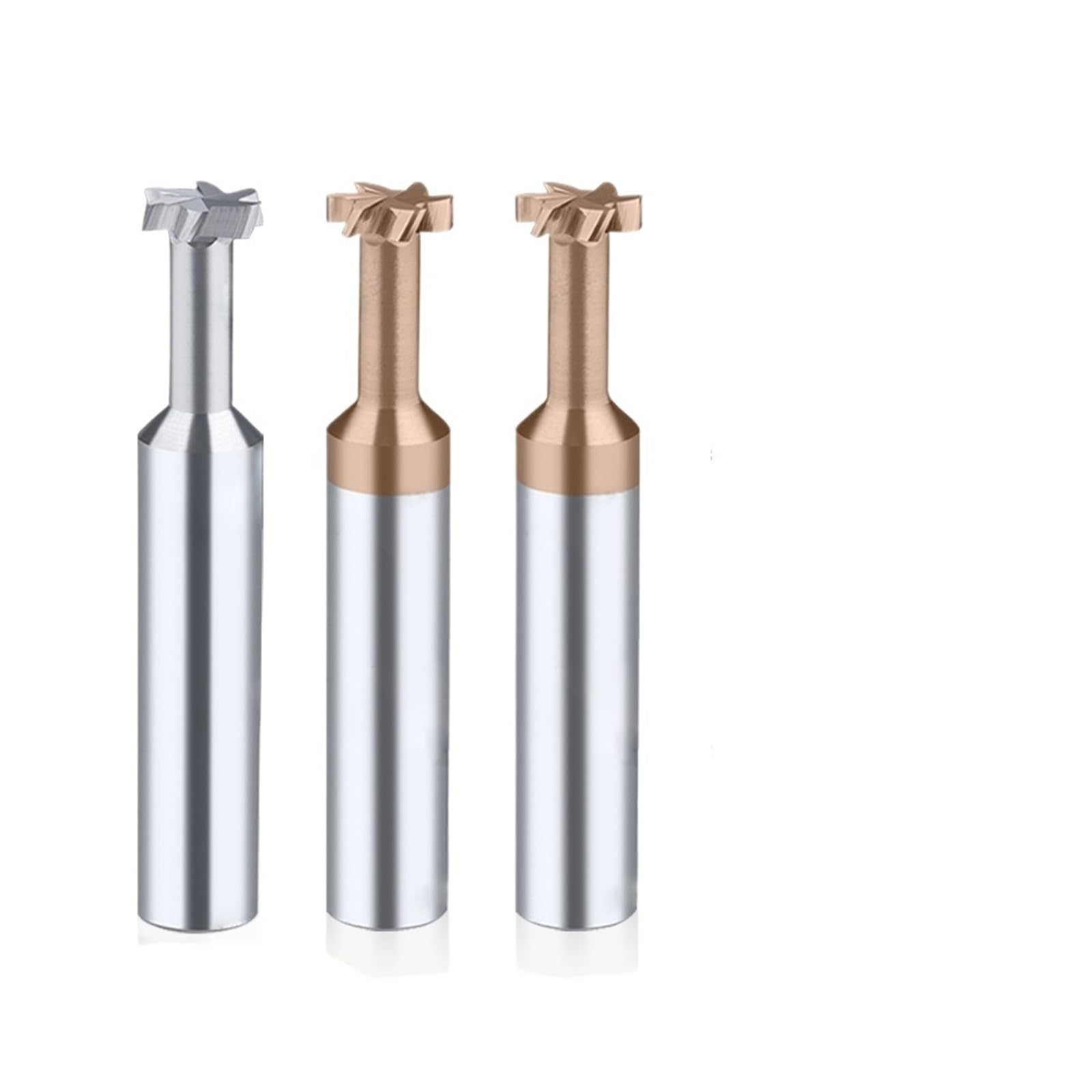 Fresa con ranura en T de carburo, Herramientas CNC, mecanizado de acero, aluminio y Metal, fresas con ranura en T de tungsteno, 1 Uds.(COATED_D3X50L)