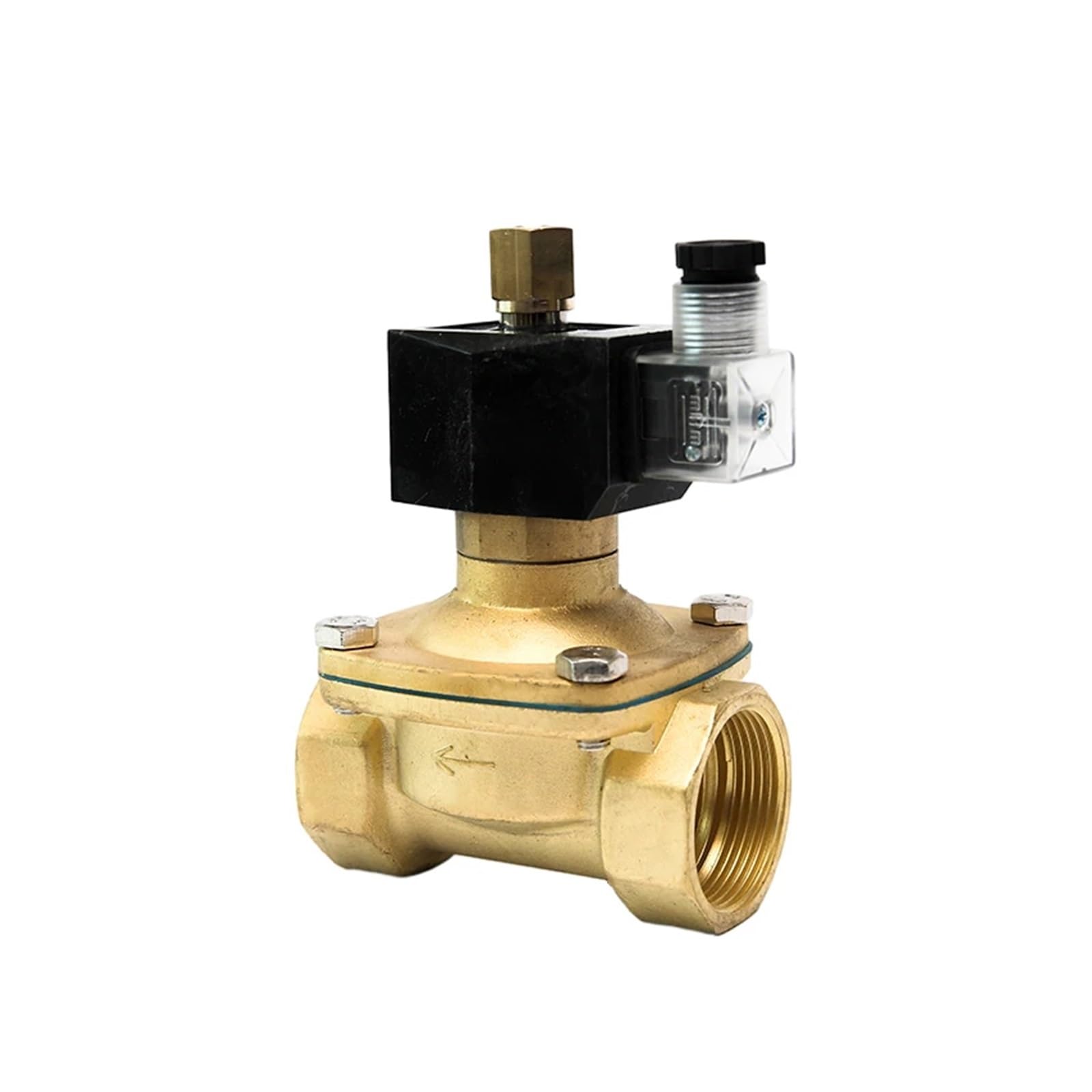 ZXTIIEUF 1-1/4" Normally Open Brass IP65 Waterproof Solenoid DN32 Switch Water s 220V 110V 24V 12V(BSP-24VAC)