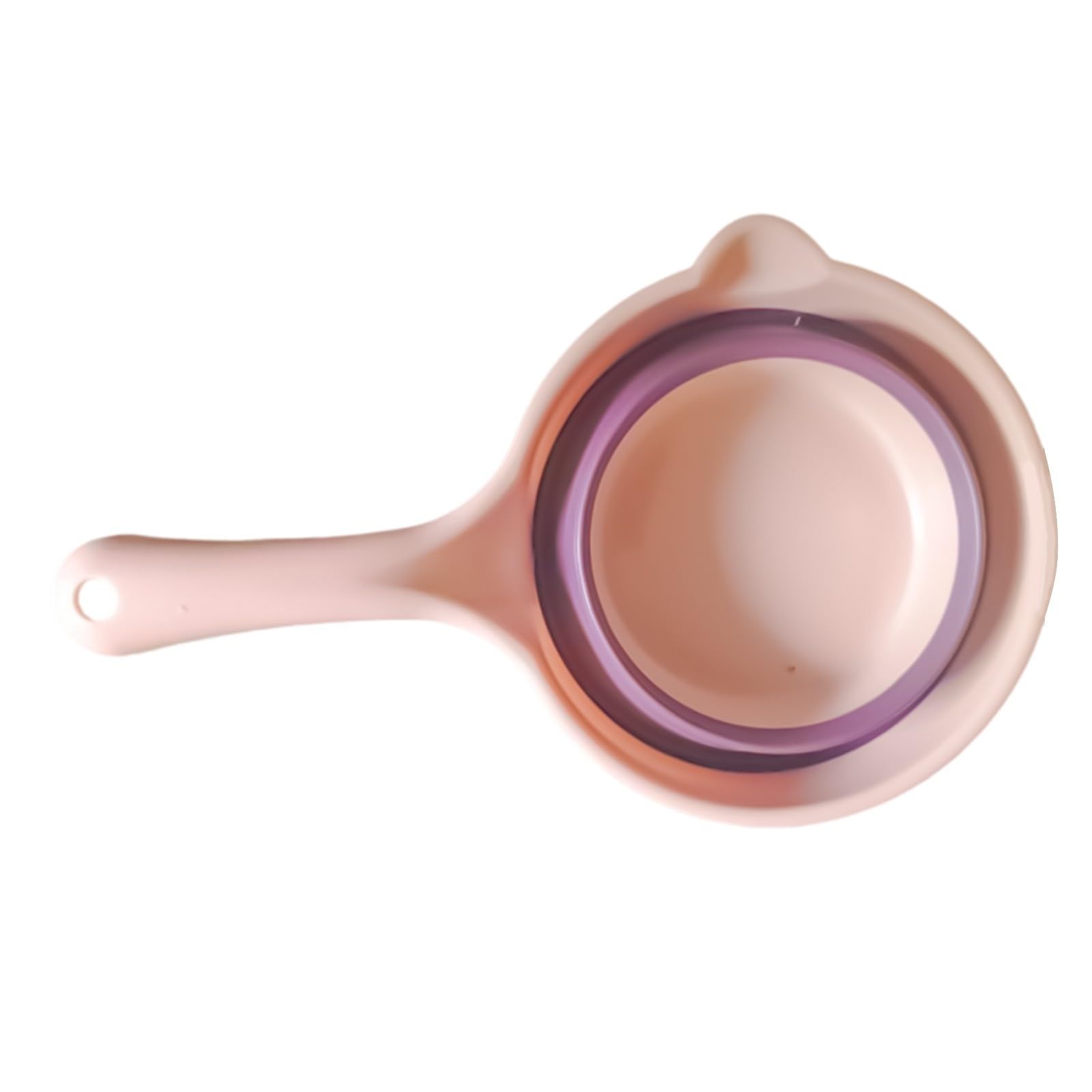 Tsophreniq Foldable Water Ladle Dishwasher Safe Long Handle Kitchen Spoon with Hanging Hole for Soup Liquid Foldable Long Handle Water Scooper with Hanging Hole