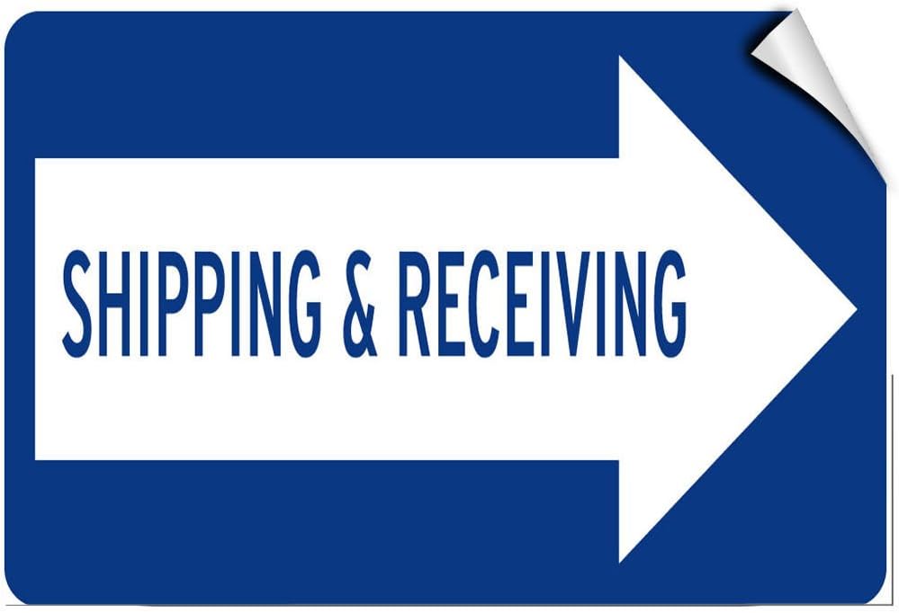 Shipping Receiving With Right Arrow Business LABEL DECAL STICKER 8