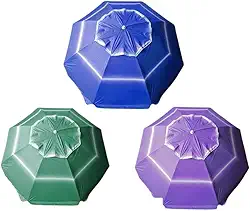 Guarda-Sol Grande Gigante 2,40m com Proteção UV Articulável para Praia e Piscina Respirável