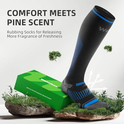 Compression Socks for Women Men 3 Pairs, Compression Stockings, Fragrance Flight Socks for Travelling Sitting4