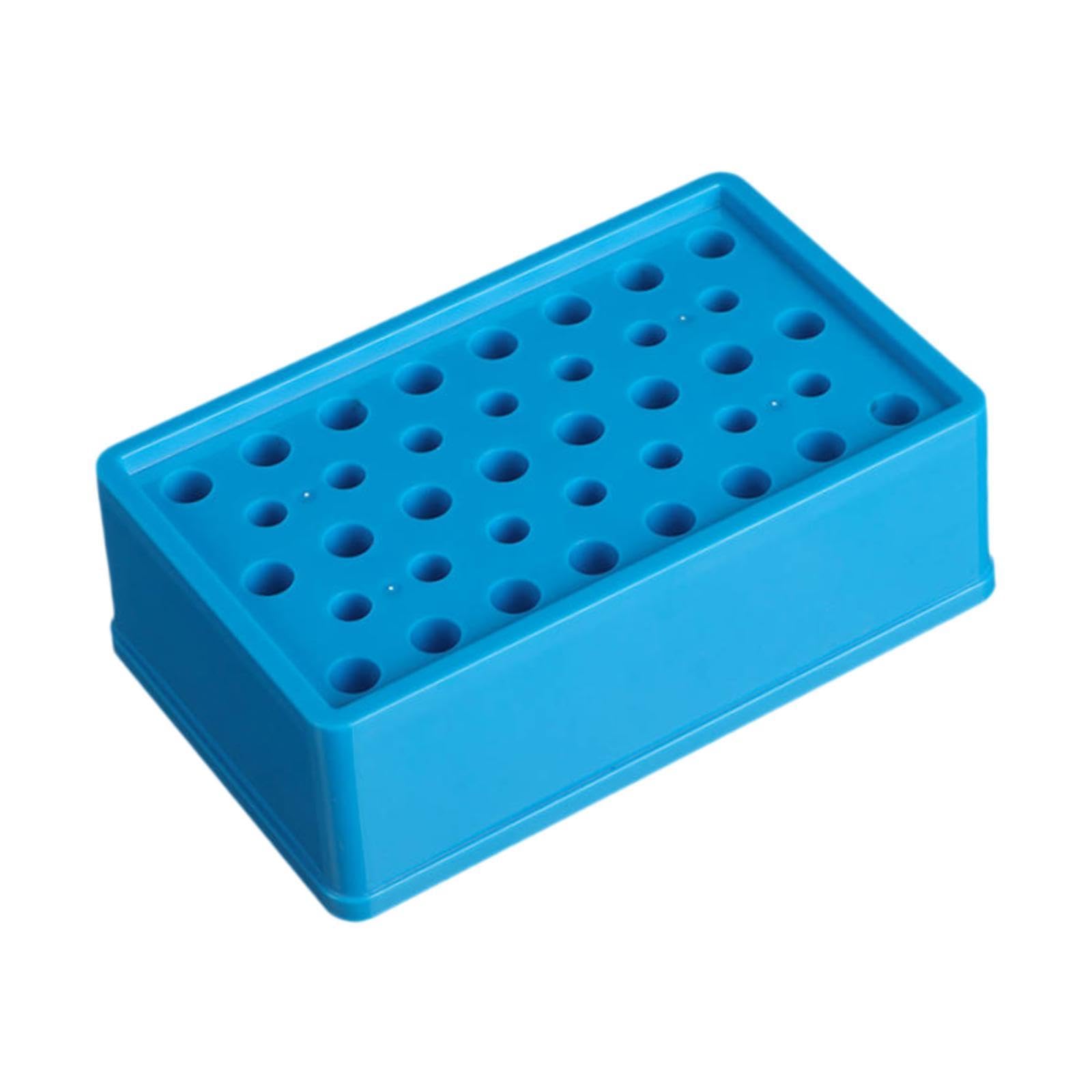 Milageto Centrifuge Tube Ice Box Centrifuge Tube Rack, Durability, Professional, Low Temperature Pcr Holder Laboratory Supplies, Rectangular