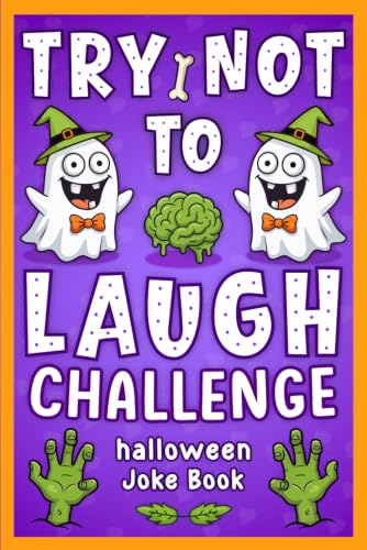 Try Not To Laugh Halloween Joke Book For Boys And Girls: Funny Gift For Kids Age 6-12, Featuring +200 Trick Or Treat Jokes And Puns, Perfect For Halloween Day. (halloween treat bag stuffers) image 2