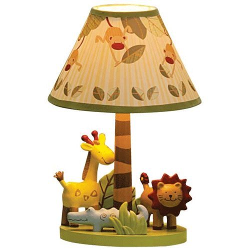 Lambs & Ivy Zoofari Lamp & Shade Nursery Lamps Baby