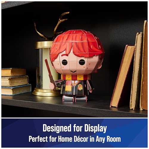 Image of 4D Build, Harry Potter Ron Weasley 3D Model Kit, Harry Potter Collectibles & Desk Decor, Adult Puzzle, Building Toys, 87 Pieces, 3D Puzzles, Gift Ideas for Ages 12 & Up
