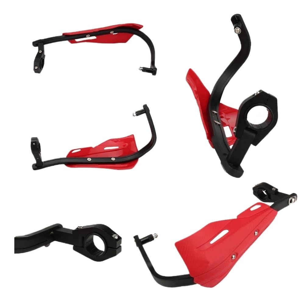 Per SXF KLX KXF YZF WRF 22 28mm | Protezione per la mano Protezione per paramano Protezione per manubrio per moto da cross(Black,1)