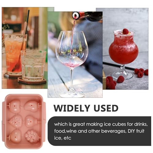 Molde de silicona para cubitos de hielo fruta 6 cavidades miniatura 7