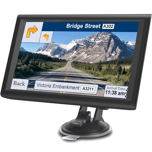 Car GPS Navigation Truck RV, GPS Navigator with 9 inch, 2024 Maps (Free Lifetime Updates), Truck GPS Commercial Drivers, Semi Trucker GPS Navigation System, Custom Truck Routing